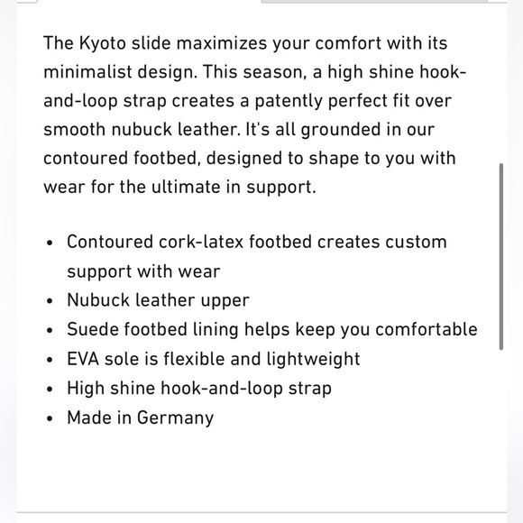 Birkenstock Kyoto Nubuck Leather Sandals Size 8 NEW - Picture 12 of 12